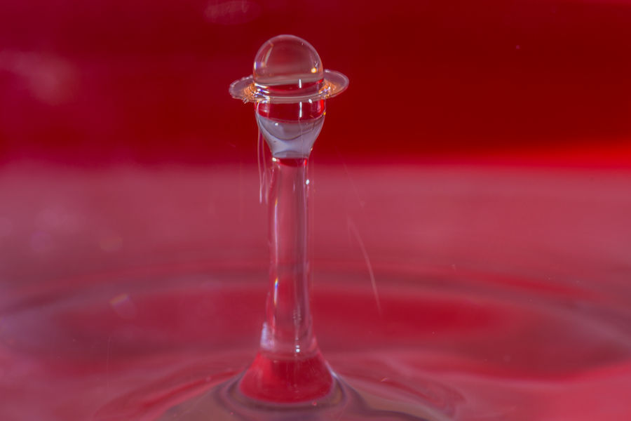 Wassertropfen auf Wassertropfen