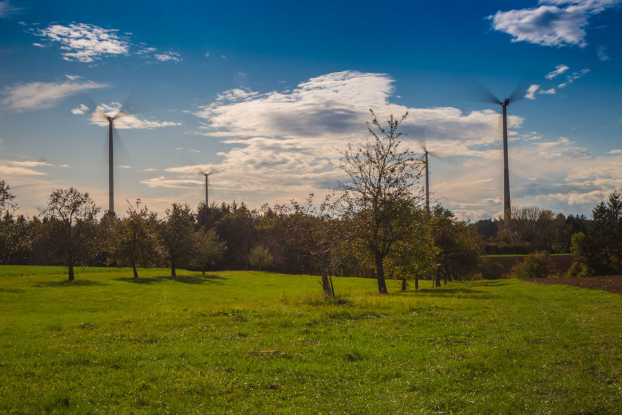 Windpark Büttenbuch bei Eschach