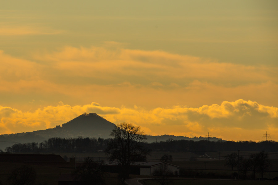 Hohenstaufen aus Richtung Dewangen