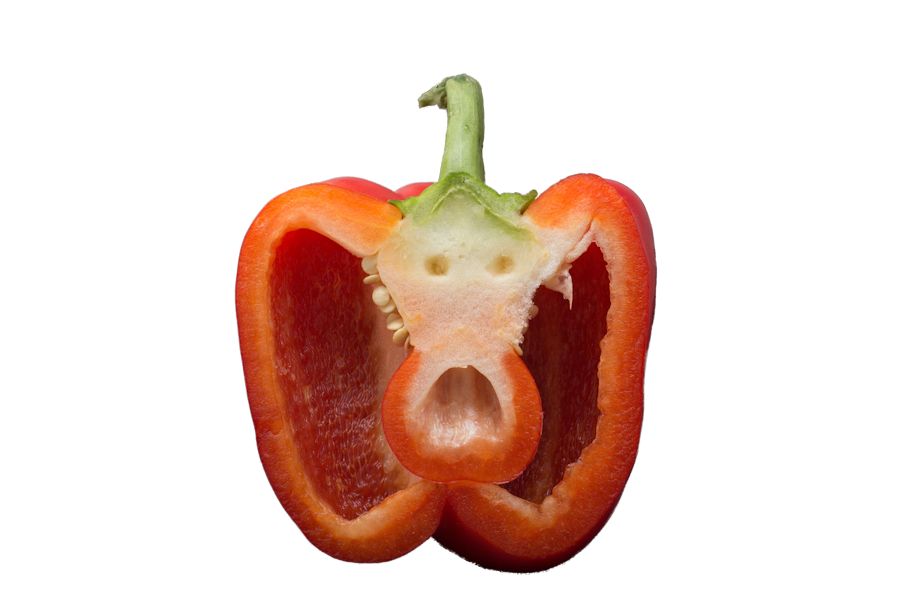 Paprikagesicht